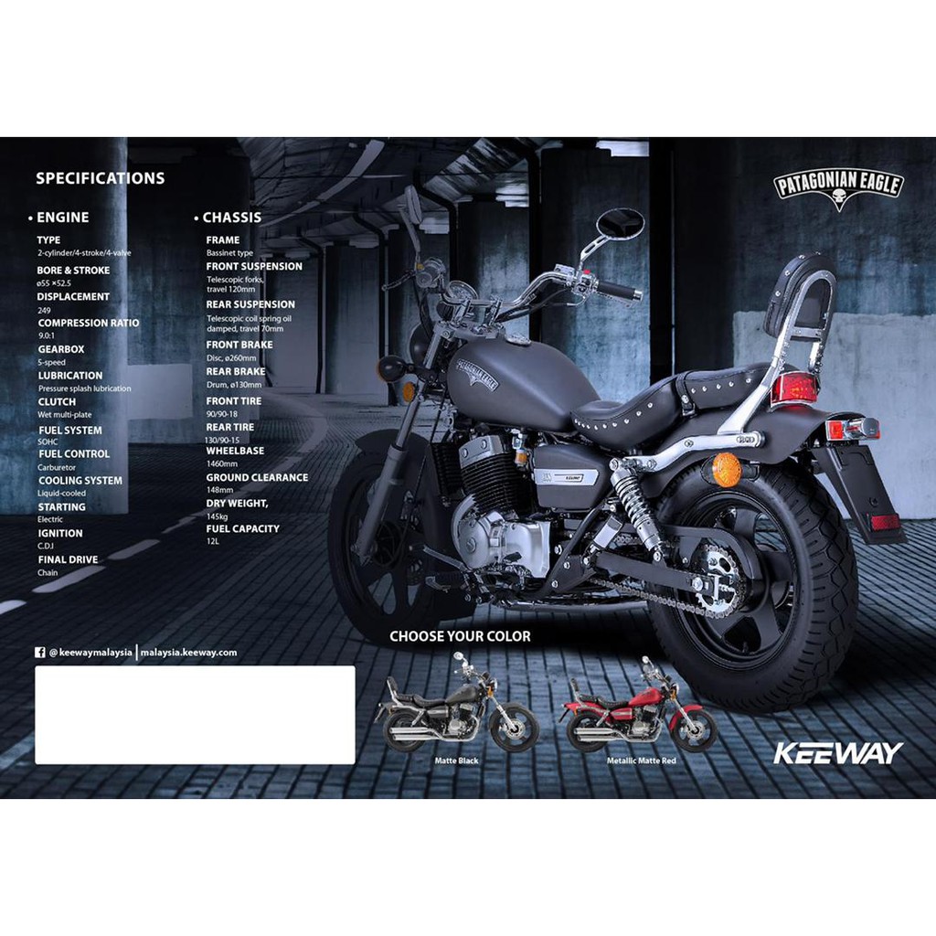 KEEWAY PATAGONIAN EAGLE 250 Interchanged Model - Image 3