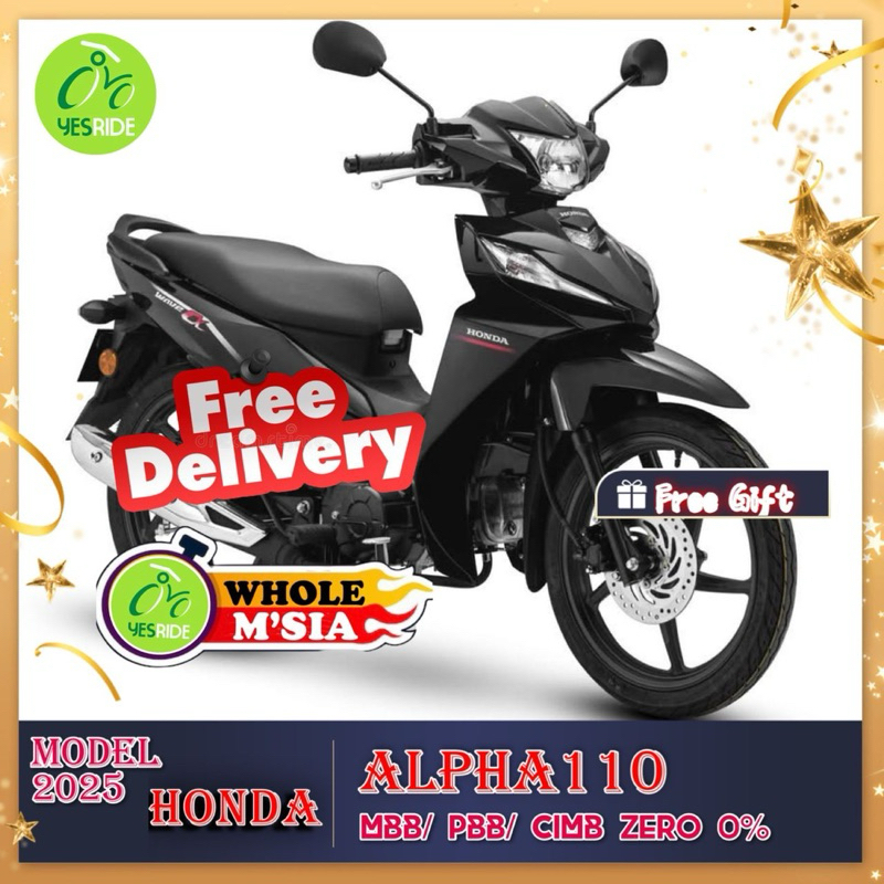 HONDA WAVE ALPHA 110 Fi New Model 2025 - Image 2