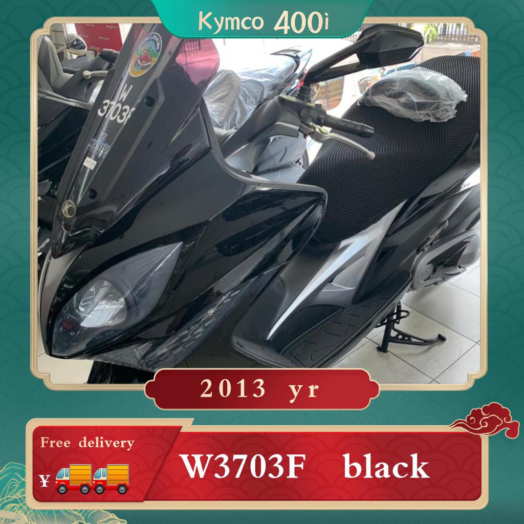 KYMCO 400I W3703F 2013 BLACK