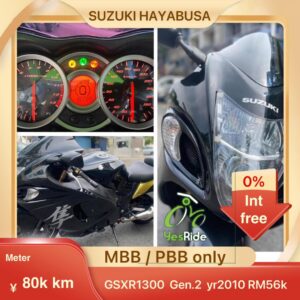 SUZUKI HAYABUSA GSXR1300 GEN 2 2010 MOTORCYCLE
