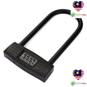 Motorcycle lock password U-lock door-padlock-anti-shear-anti-theft shop-password U-lock double lock