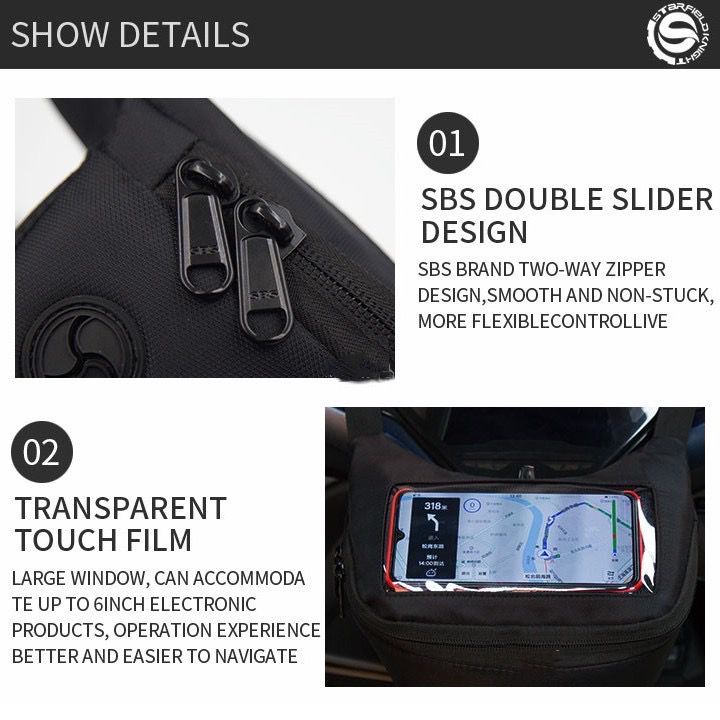 Front navigation kit for front bag - Image 7