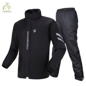 Baju Hujan dan Seluar Anti-Hujan dgn Reflektif