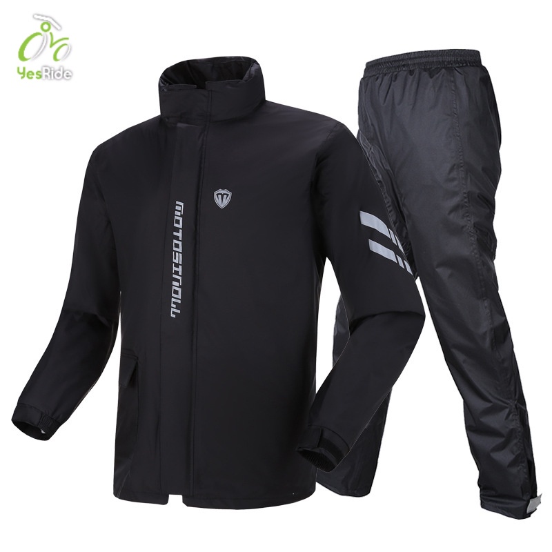 Baju Hujan dan Seluar Anti-Hujan dgn Reflektif