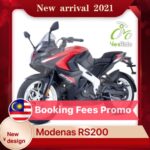 MODENAS RS200 BOOKING FEES