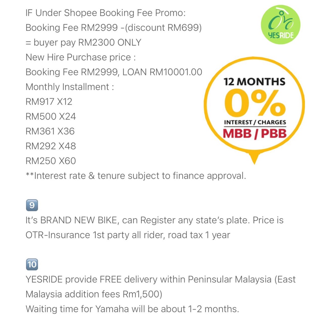 SYM SPORT RIDER 125 BOOKING FEES - Image 4