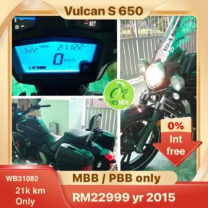 KAWASAKI VULCAN S650 WB3018Q YR2015