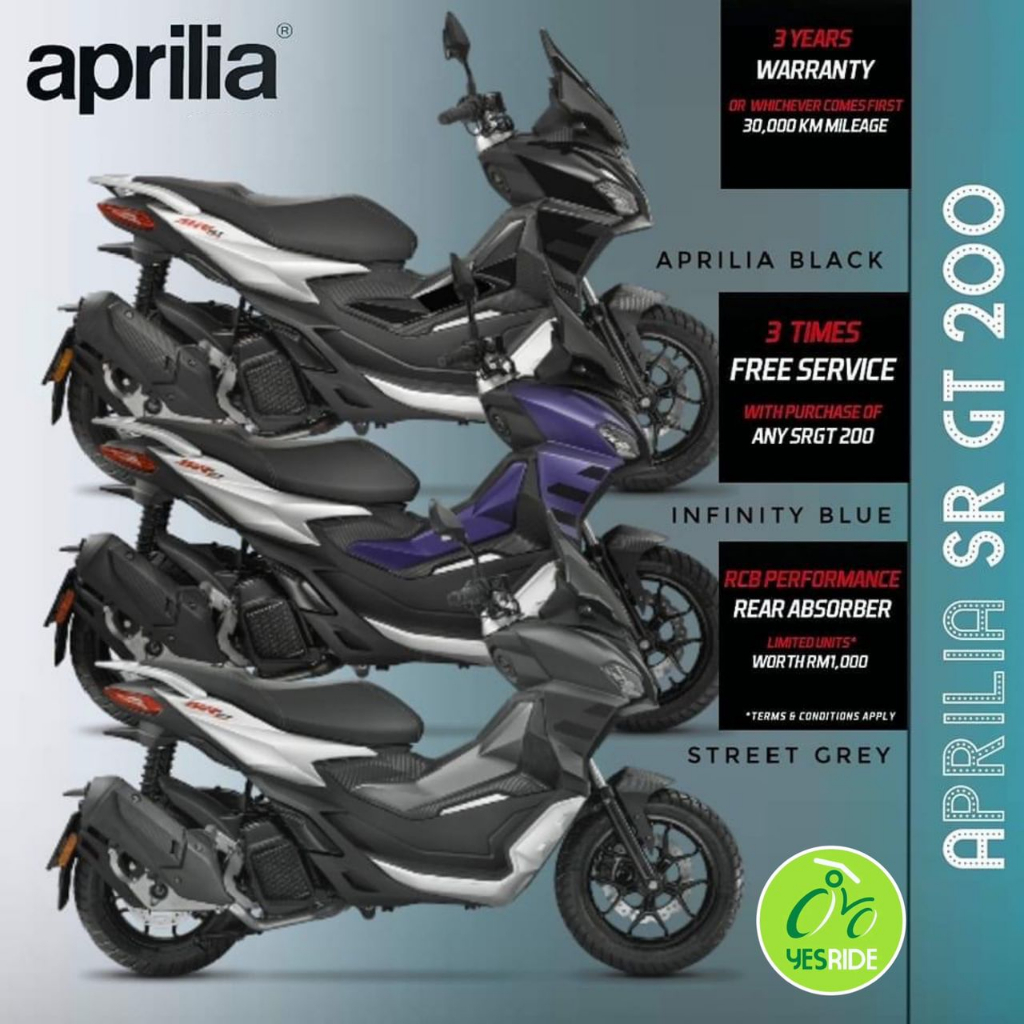 Aprillia 𝗦𝗥 𝗚𝗧 𝟮𝟬𝟬 new Model - Image 9