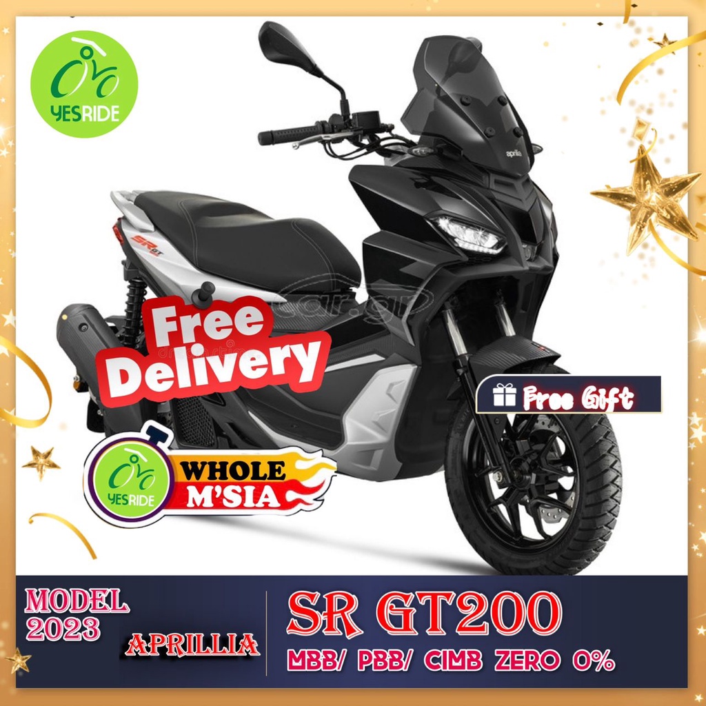 Aprillia 𝗦𝗥 𝗚𝗧 𝟮𝟬𝟬 new Model - Image 5