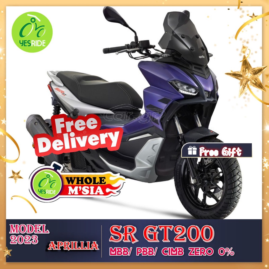 Aprillia 𝗦𝗥 𝗚𝗧 𝟮𝟬𝟬 new Model - Image 4