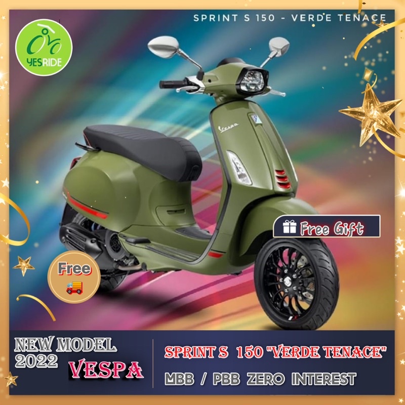 Vespa Sprint S 150 Verde Tenace 2022 - Image 3