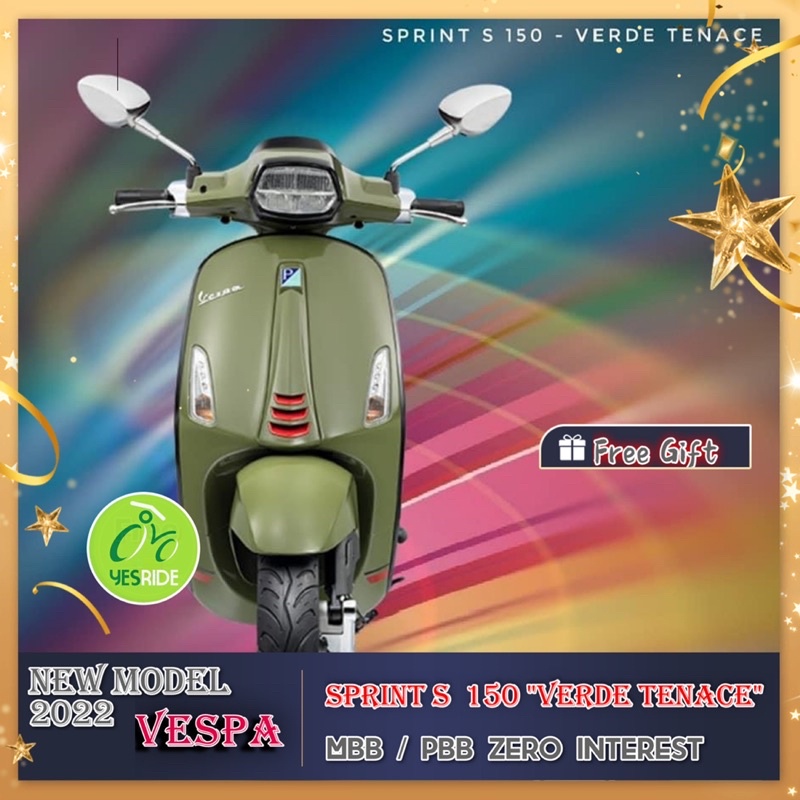 Vespa Sprint S 150 Verde Tenace 2022 - Image 4
