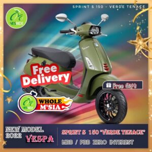 Vespa Sprint S  150 Verde Tenace 2022