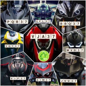 Yesride Nice Number Plate "37" Series