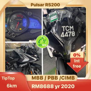 Modenas Pulsar RS200 yr 2022 Tip Top