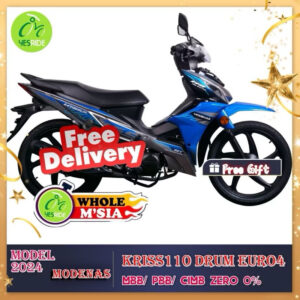 Modenas Kriss 110 Drum euro4 interchsnged New Model