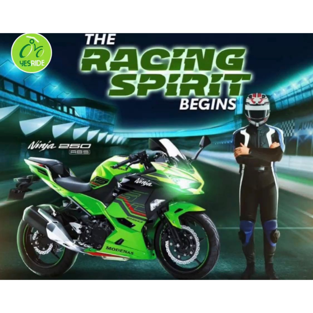 Modenas Kawasaki Ninja250 abs SE Green - Image 3