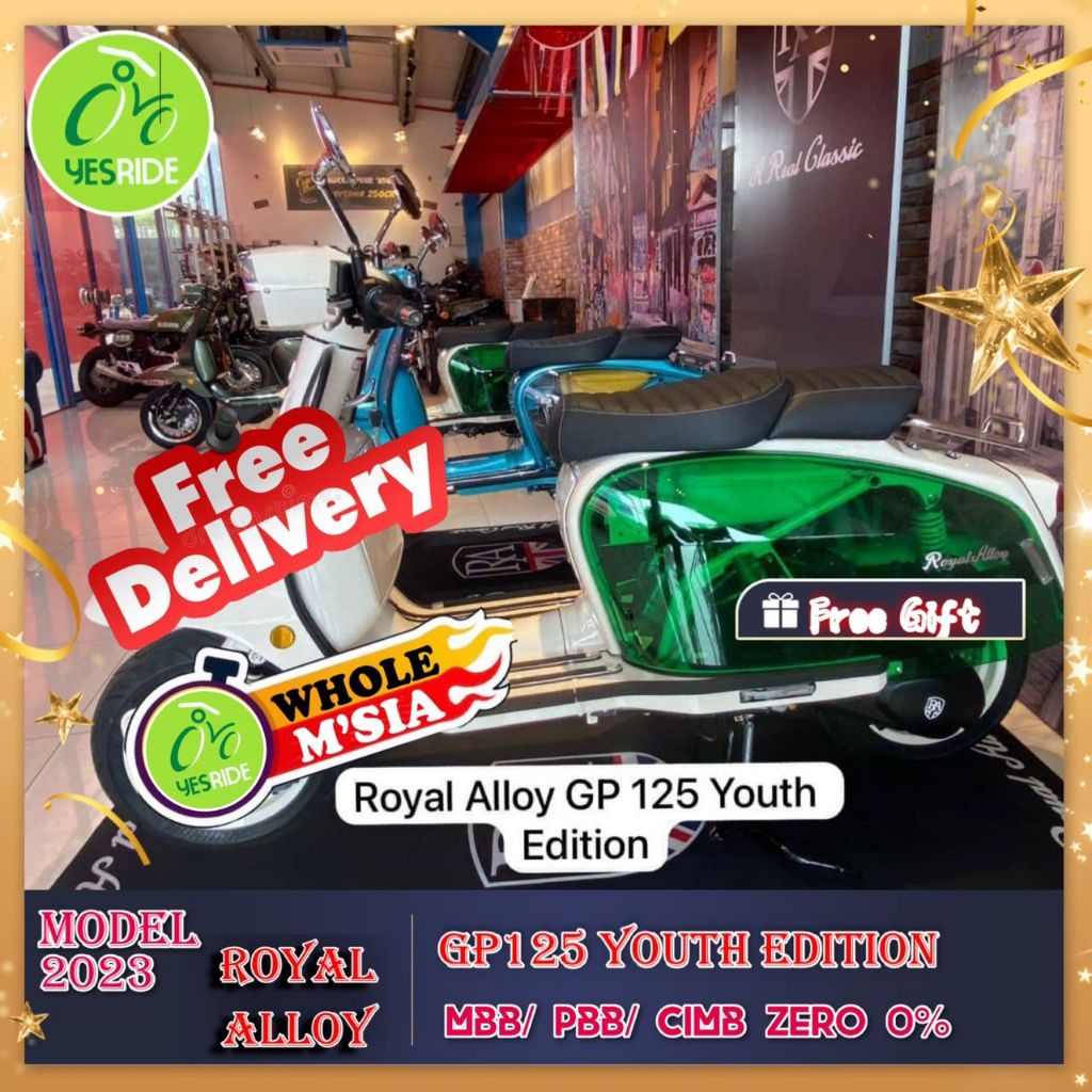 ROYAL ALLOY YOUTH EDITION GP125/180/250