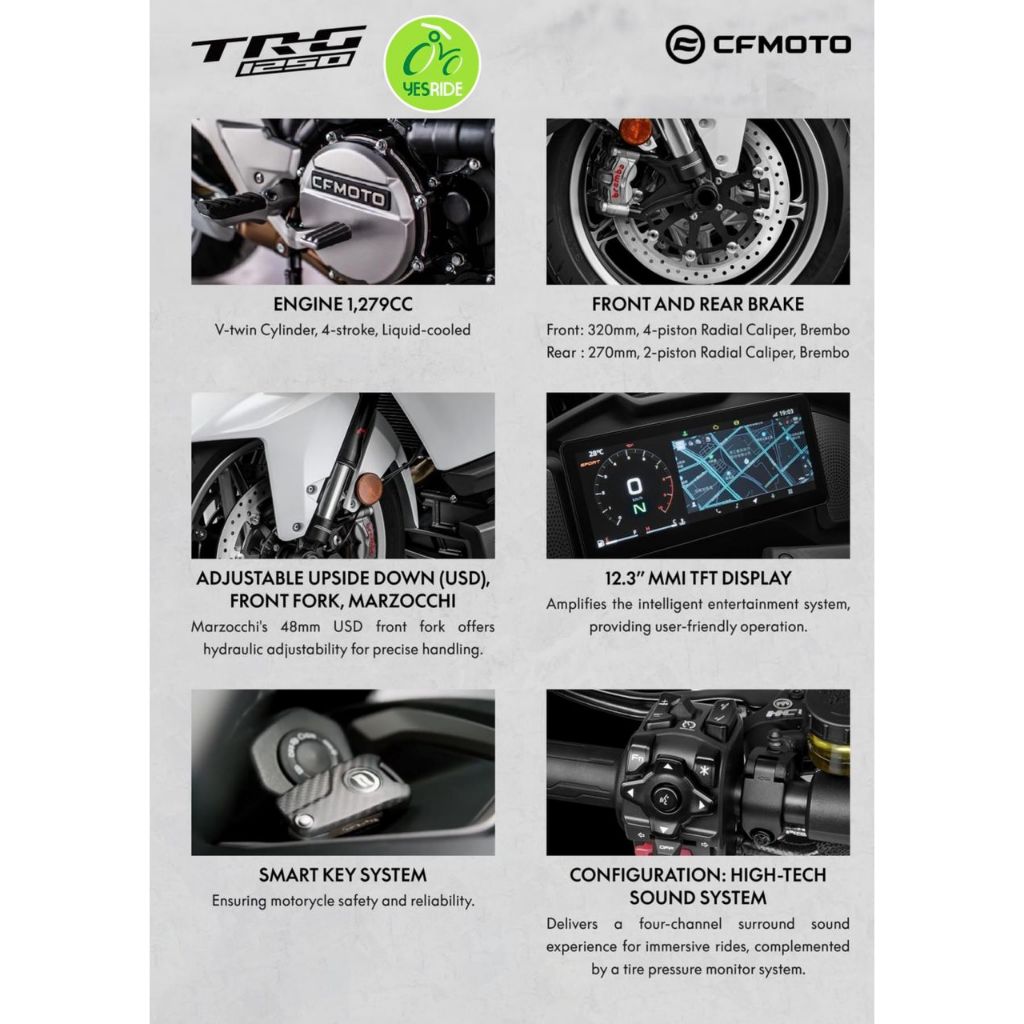 CFMOTO TRG1250 Touring Bike Model 2024 - Image 6