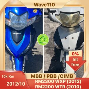 WAVE110 2ND HAND YR 2012/2010 TIP TOP