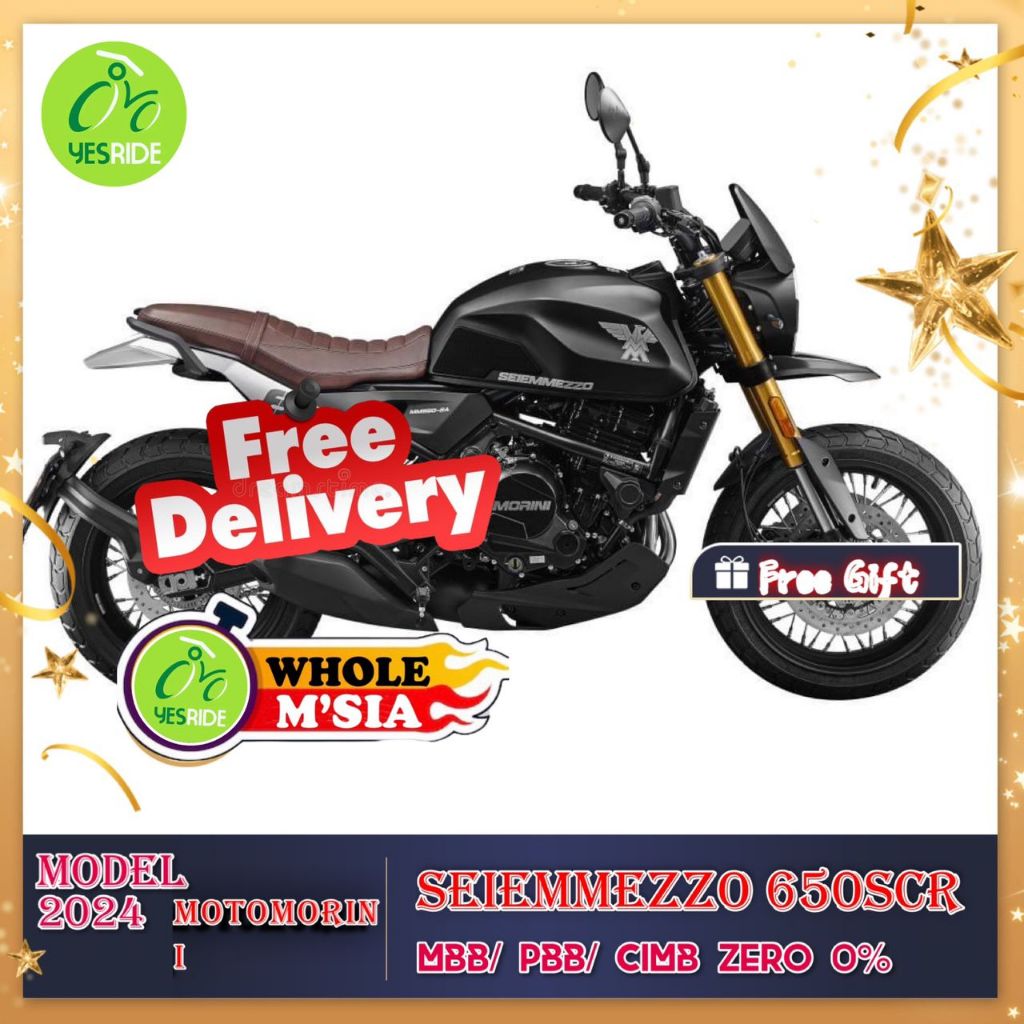 MOTOMORINI SEIEMMEZZO 650SCR Model 2024 - Image 3