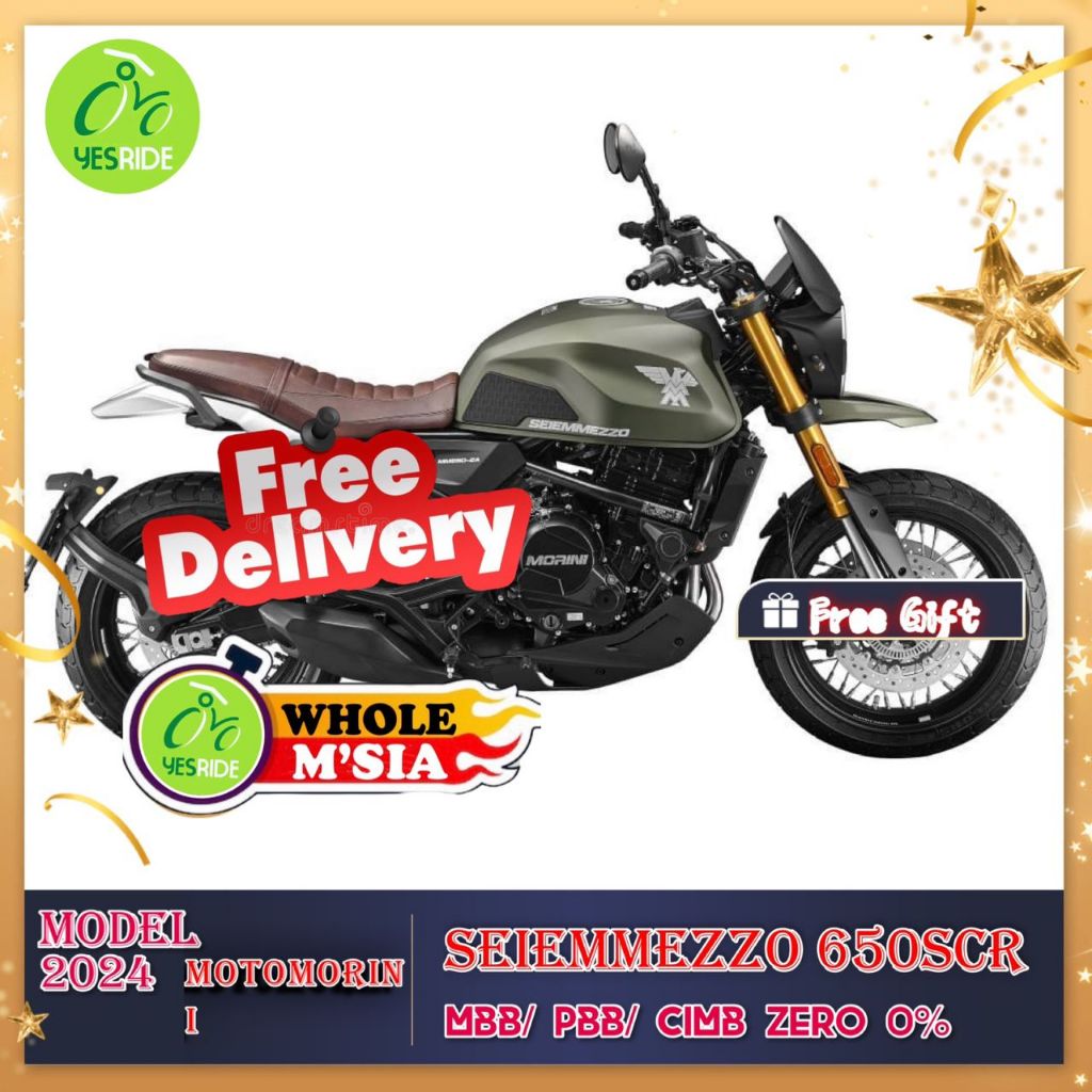 MOTOMORINI SEIEMMEZZO 650SCR Model 2024