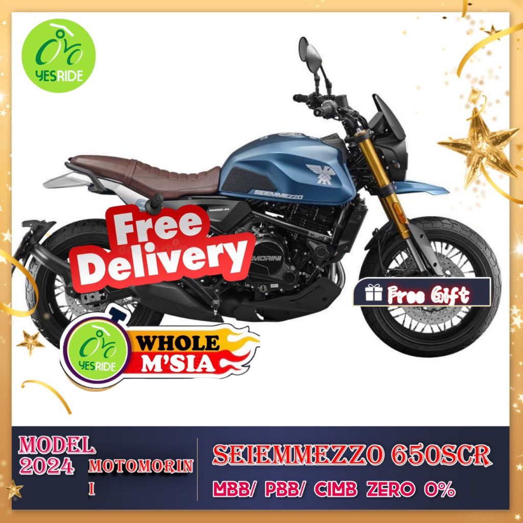 MOTOMORINI SEIEMMEZZO 650SCR Model 2024 - Image 2