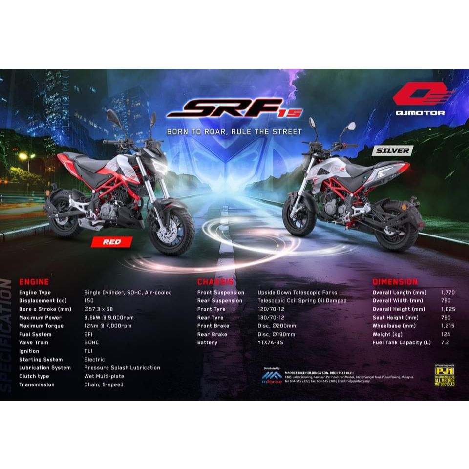 QJMOTO SRF15 Mini Fun Bike New Model 2024 - Image 5