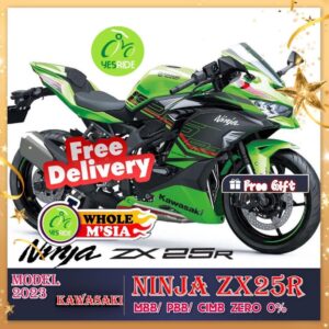 KAWASAKI ZX25R yr dec2023 meter 50k ONLY