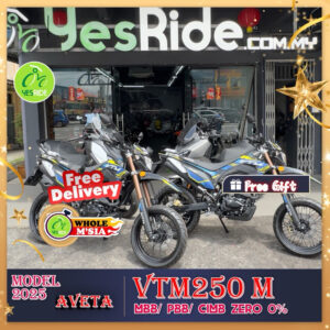 AVETA VTM 250 M NEW MODEL 2024 SCRAMBLER/DIRT BIKE