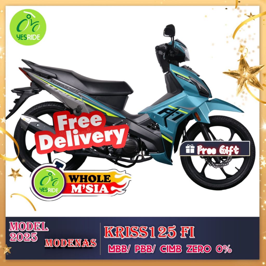 MODENAS KRISS 125 FI NEW MODEL 2025 - Image 2
