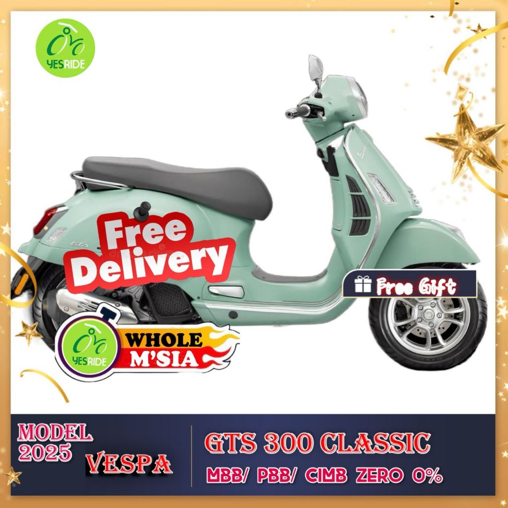 VESPA GTS 300 Classic Model 2025