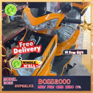 Superlux EV Boss2000 Can Register OTR with Geran & Road Tax