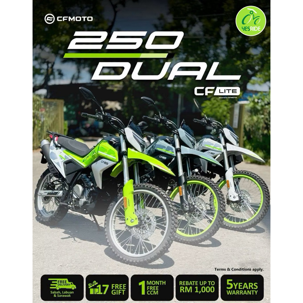 CFMOTO 250 Dual New Model 2026