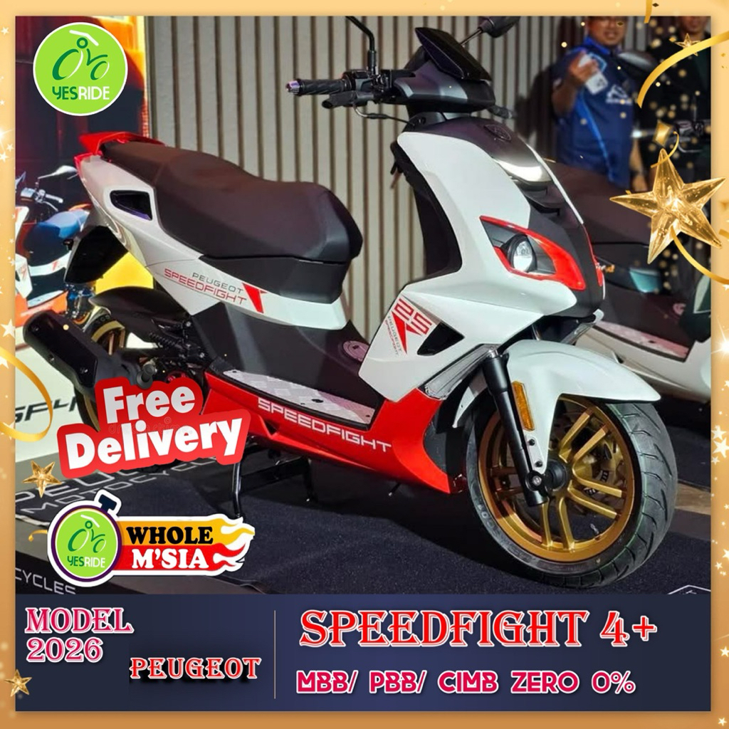 Peugeot Speedfight 4+ new model 2026